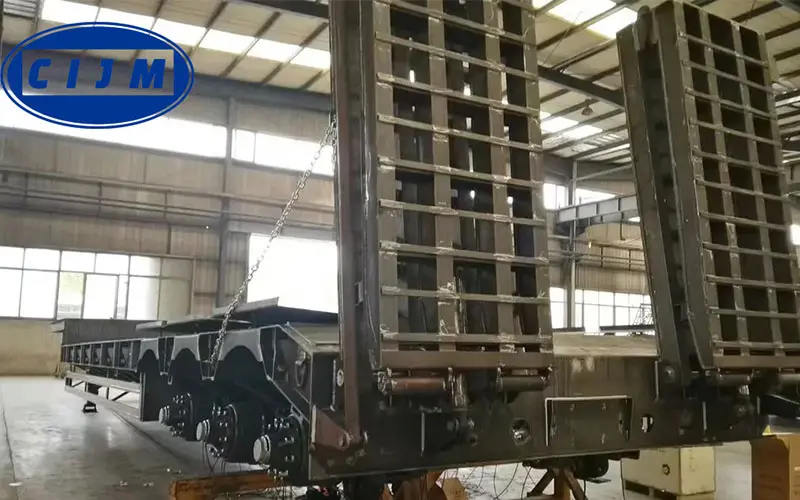 Gooseneck Lowbed Semi Trailer