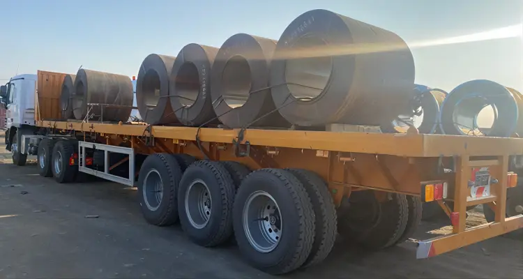 50ton Flatbed semi-trailer