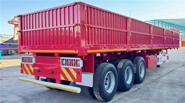 60 Ton 3 Axle Drop Side Semi Trailer
