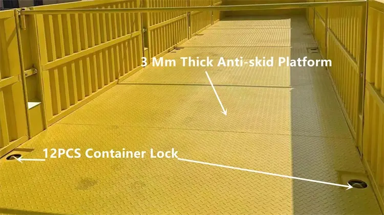 60TON Drop Side Semi Trailer