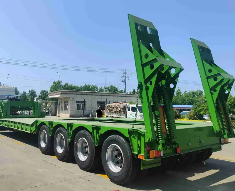4 Axle Semi Low Loader Trailer