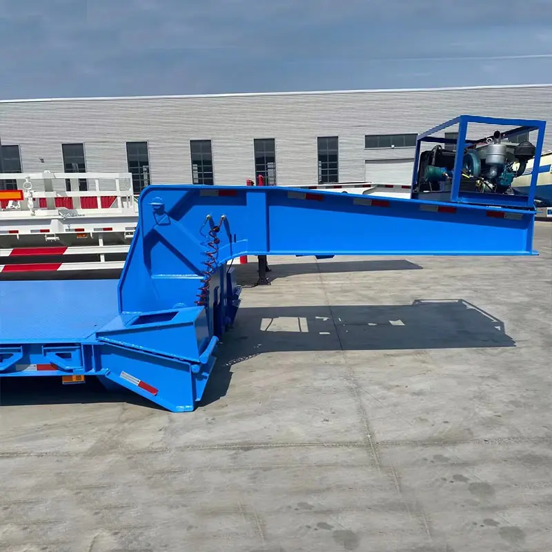 4-axle low-bed semi-trailer