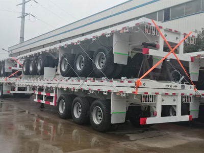 10 flatbed semi-trailers shipped to Zambia
