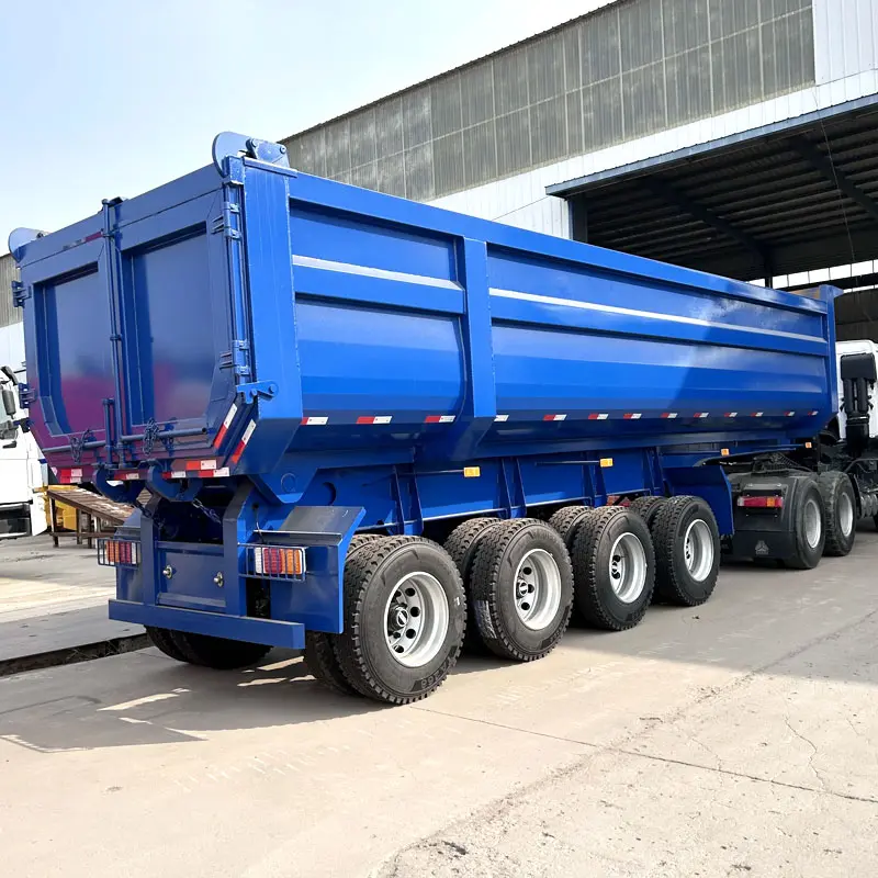 4 Axle 100 Ton Tipper Semi Trailer
