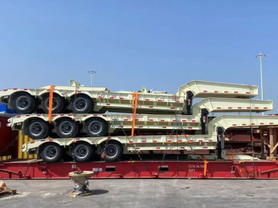 3 Axle Detachable Gooseneck Lowboy Trailer