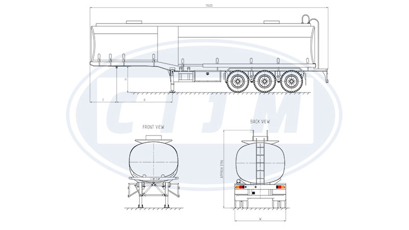 Stainless Steel Tanker Trailer 