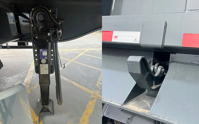 3 Axle Steel End Dump Trailer