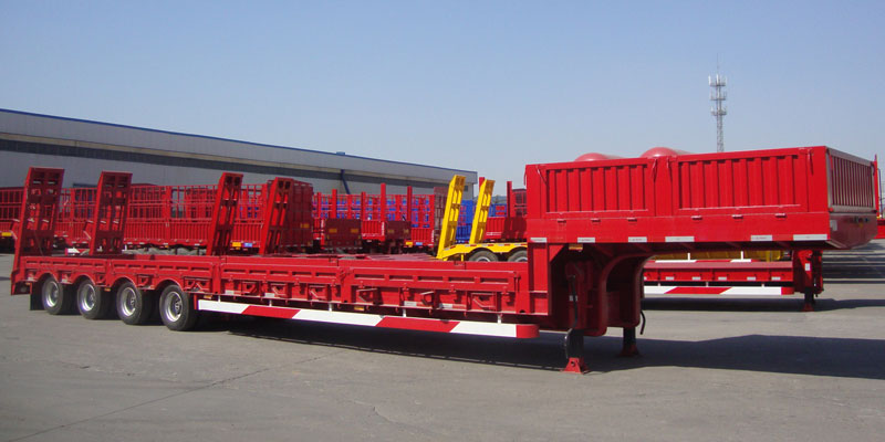4 Axle 80T Low Bed Trailer