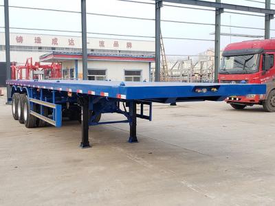 Tri Axle 40 Ft Flatbed Trailer 