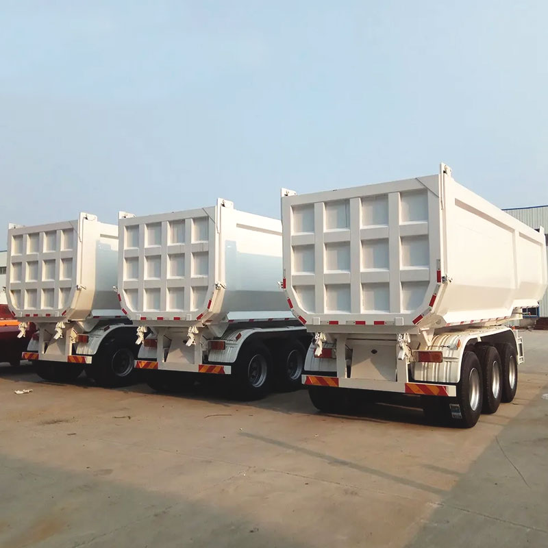 3 Axle Semi Dump Trailer