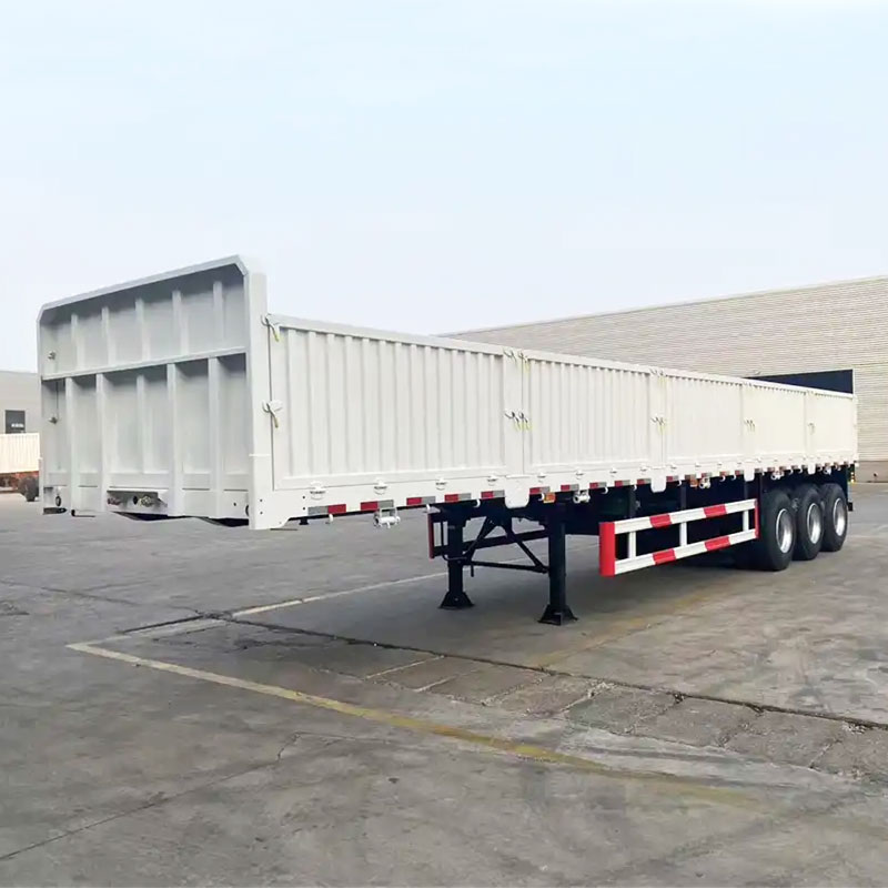 Tri Axle Drop Side Semi Trailer