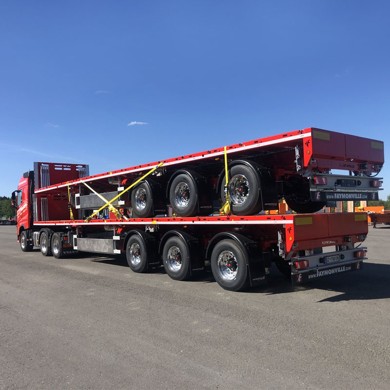 3 Axle FLATBED Semi Trailer