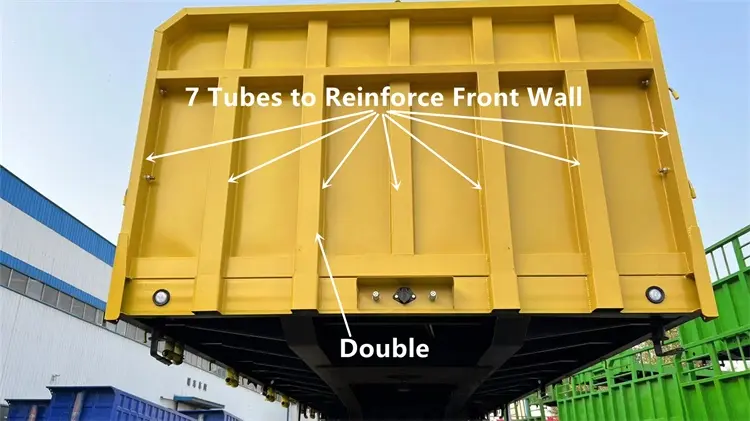 60 ton 3 axle Side Wall Semi Trailer