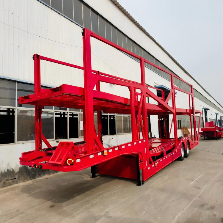 Remorque de camion semi-remorque de transport de voiture de haute qualité