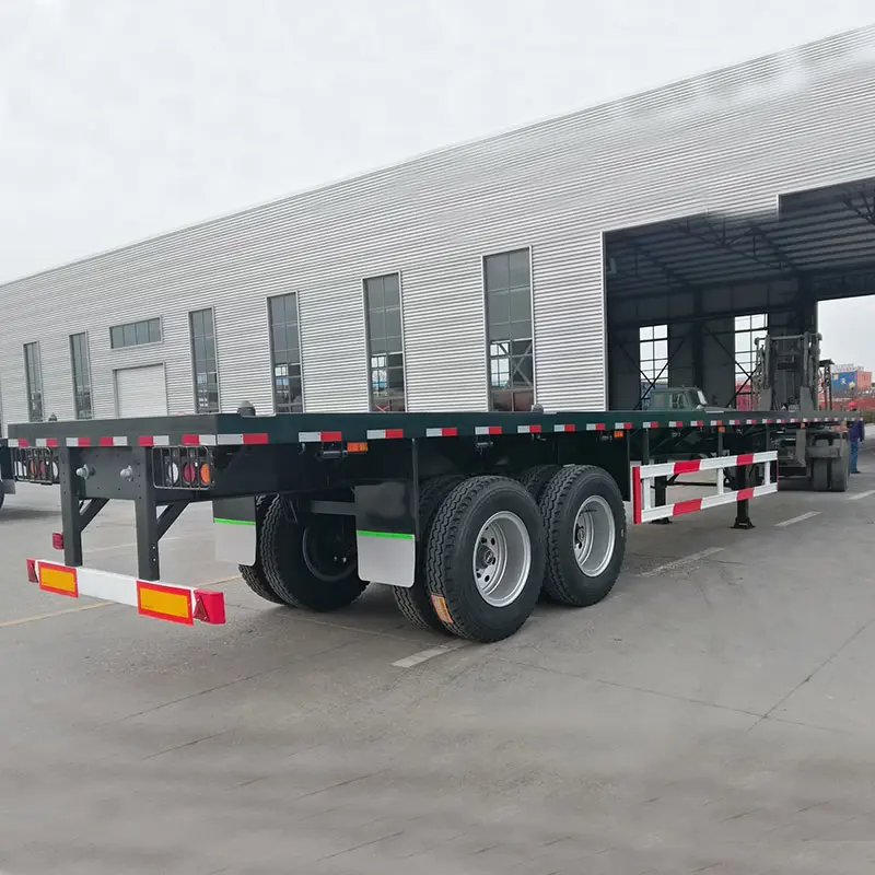 2 Axle 20FT Flatbed Trailer