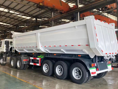 3 axles dump trailer