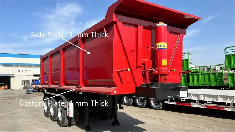Tipper Semi Truck Trailer