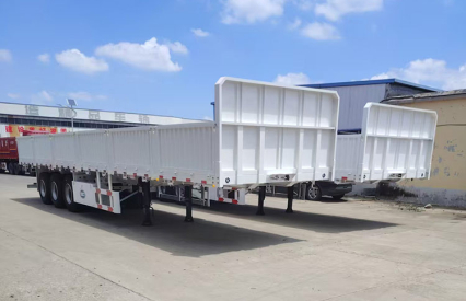 Tri Axle Drop Side Semi Trailer 